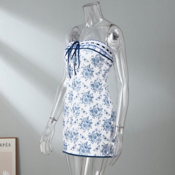 Strapless Corset Mini Dress - Picture 10 of 13